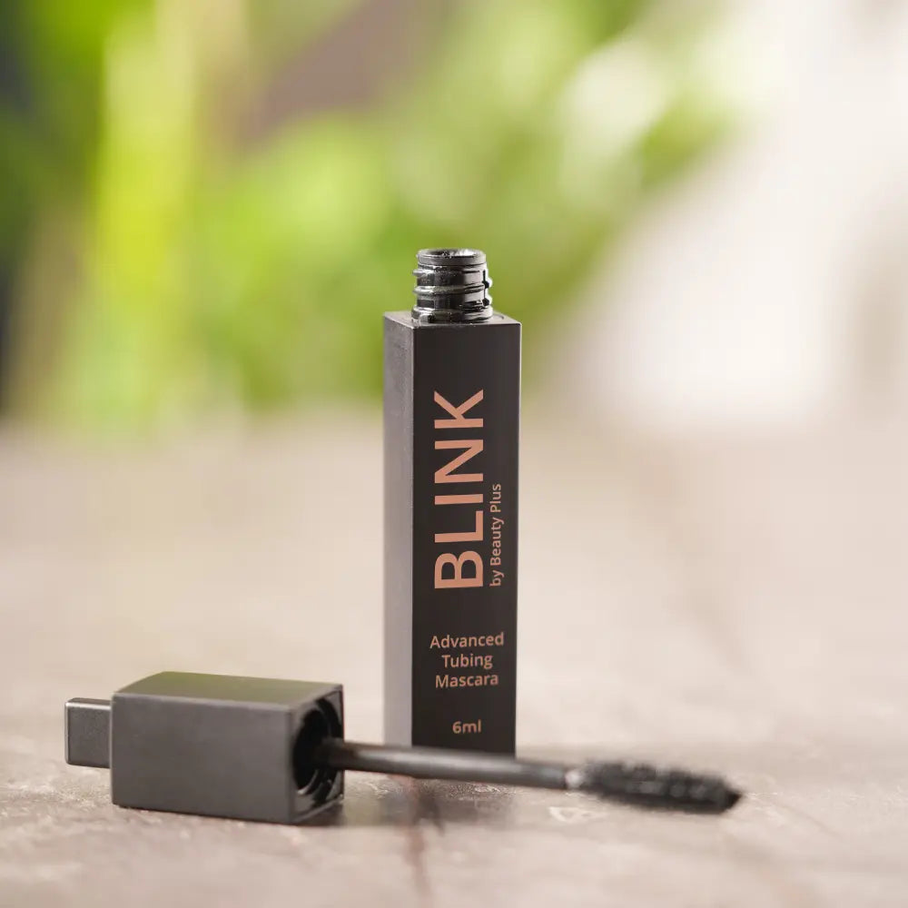 Blink Mascara with Green Background